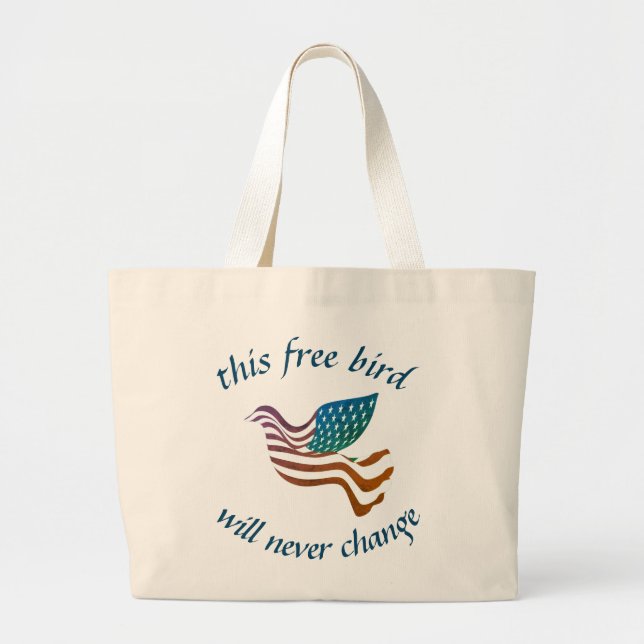 Free bird Jumbo Tote (Front)