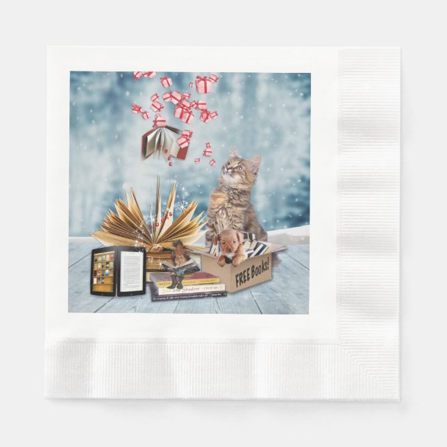 Free Books Napkin (Front)