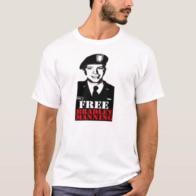 Free Bradley Manning T-Shirt (Front)