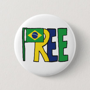 Free Brazil 2 Inch Round Button