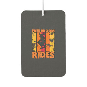 Free Broom Rides Halloween Flying Witch Ghost Bats Air Freshener