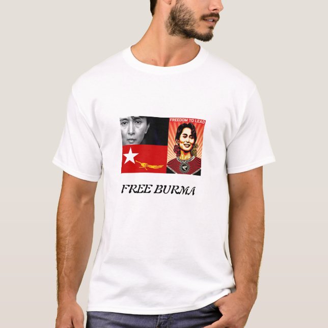 FREE BURMA T-Shirt (Front)