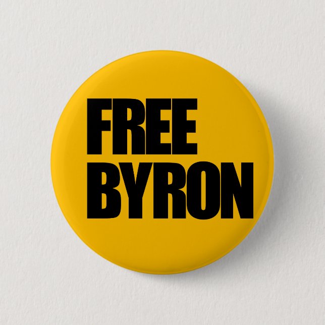 FREE BYRON Button (Front)