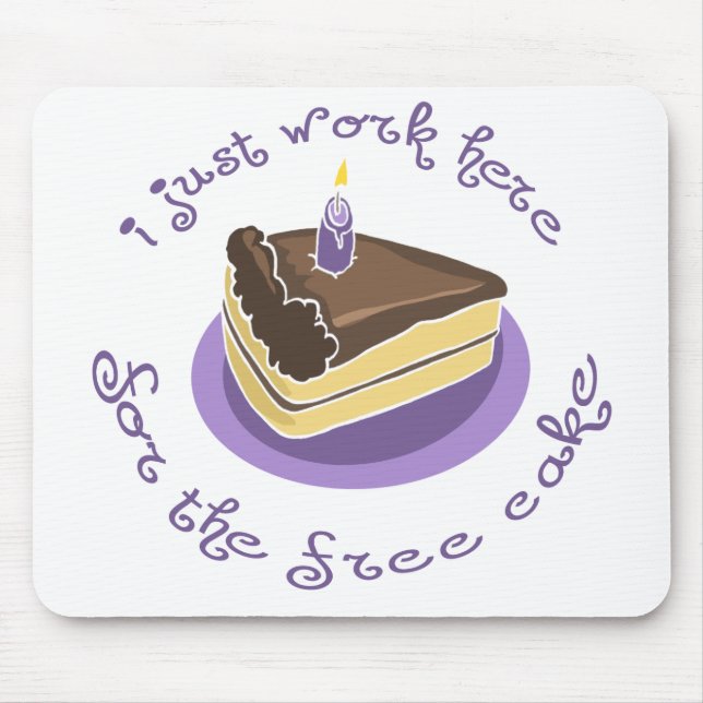 Free Cake Mousepad (Front)