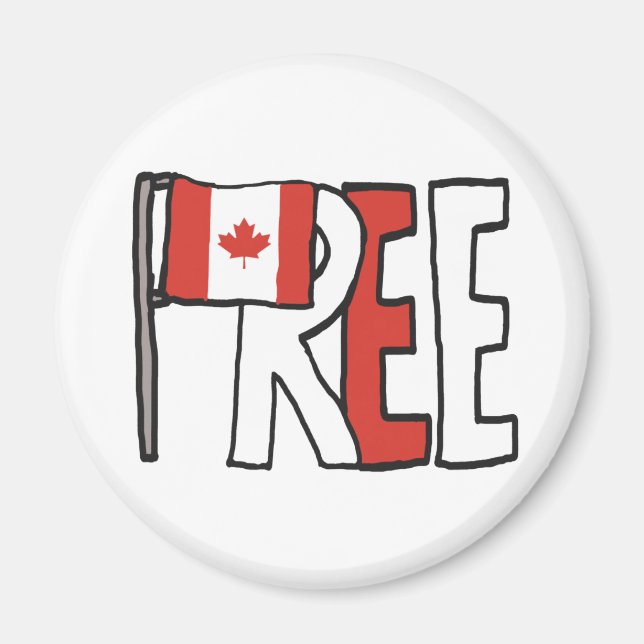 Free Canada Magnet (Front)