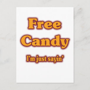 Free Candy Postcard