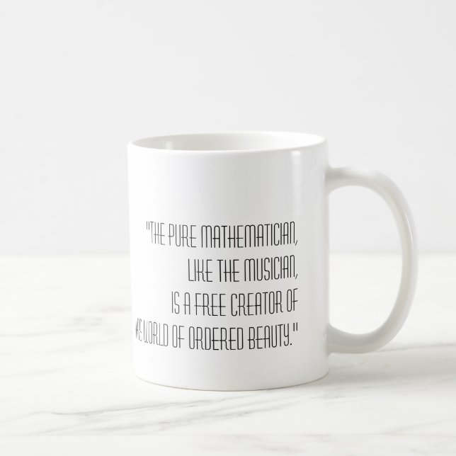 Free Creator Mathematics citation Mug (Droite)