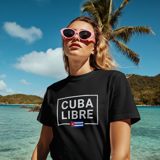 Free Cuba - Cuba Libre T-Shirt (Creator Uploaded)
