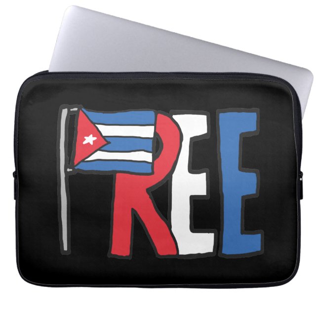 Free Cuba Laptop Sleeve (Front)
