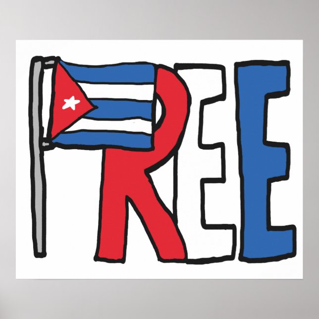Free Cuba Poster (Front)
