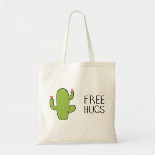 Free Cute HUGS , Funny Silly Hugging Tote Bag