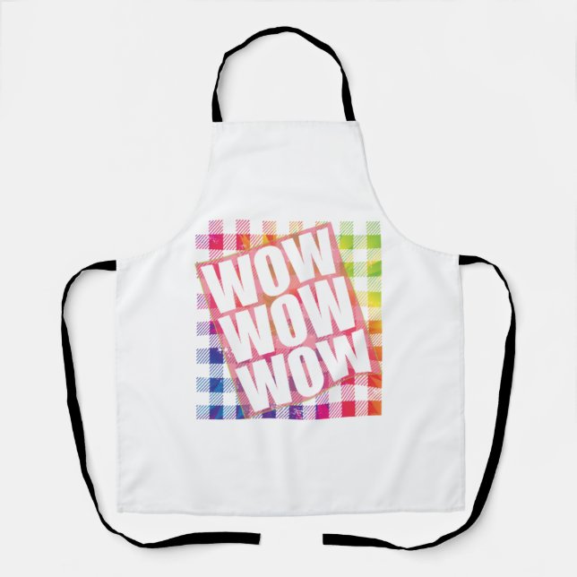 Free Day Wow - WOW WOW WOW meme Essential  Apron (Front)