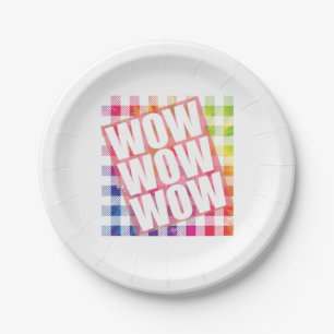 Free Day Wow - WOW WOW WOW meme Essential  Paper Plate