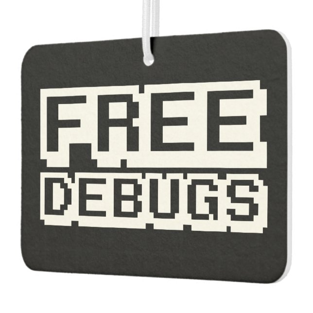 FREE DEBUGS AIR FRESHENER (Left)