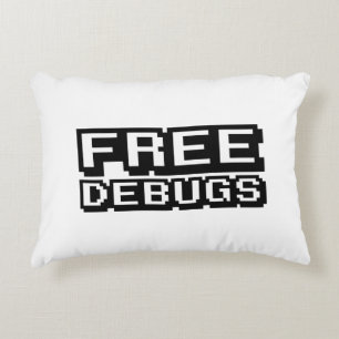 FREE DEBUGS DECORATIVE PILLOW
