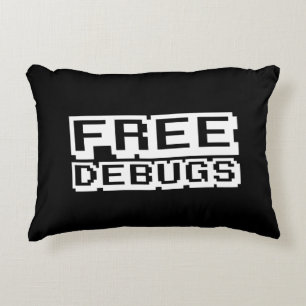 FREE DEBUGS DECORATIVE PILLOW