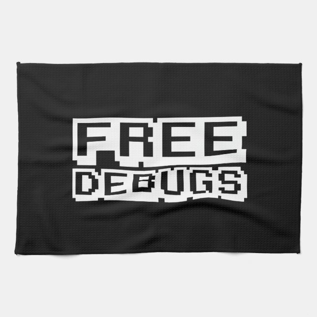 FREE DEBUGS KITCHEN TOWEL (Horizontal)