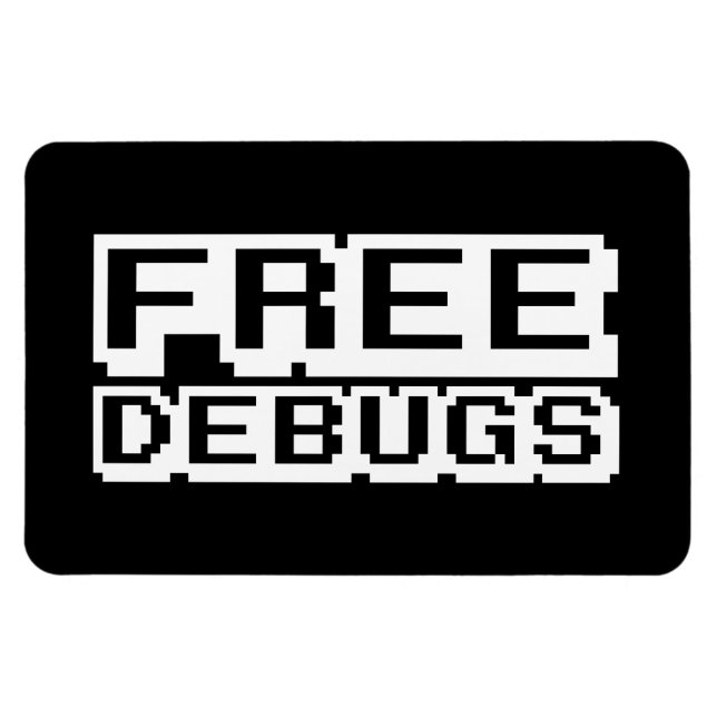 FREE DEBUGS MAGNET (Horizontal)
