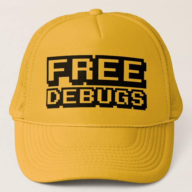 FREE DEBUGS TRUCKER HAT (Front)