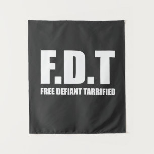 Free Defiant Tarrified Tarrifs American Tapestry