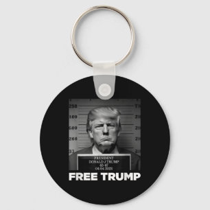 Free Donald Trump Mugshot Keychain