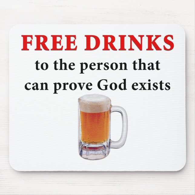 Free Drinks Mouse Pad (Front)