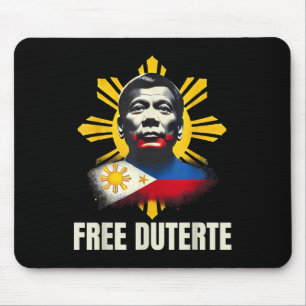 Free Duterte Du30 President Rodrigo Digong Patriot Mouse Pad