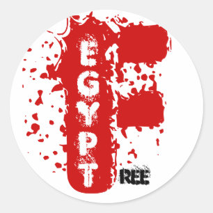 FREE EGYPT CLASSIC ROUND STICKER