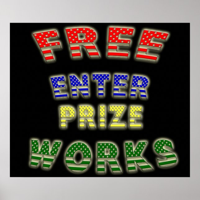 Free Enter prize Works Poster (Front)