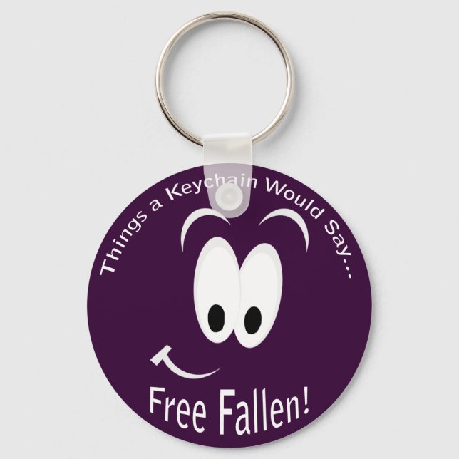 Free Fallen Keychain (Front)