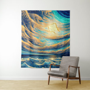 Free Flowing Reflections Tapestry