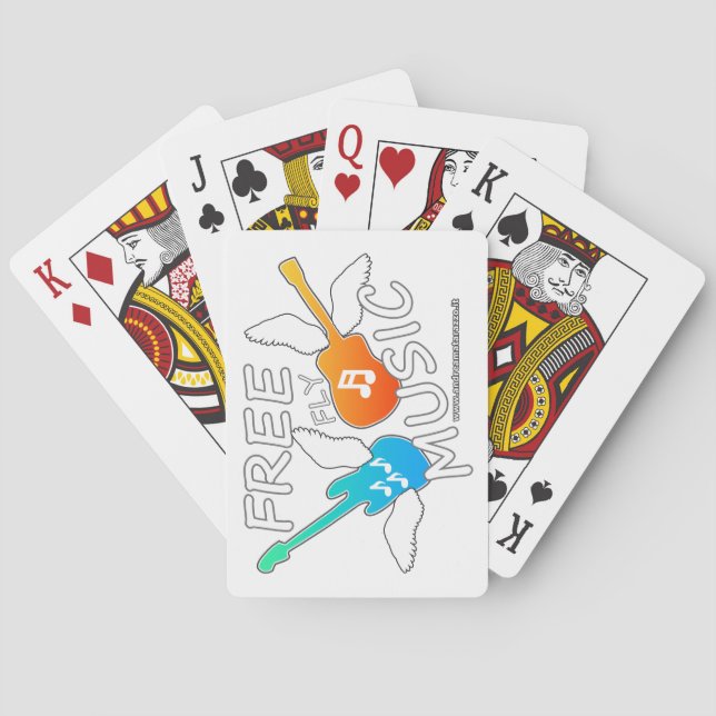 Free Fly Music     Playing Cards (Back)