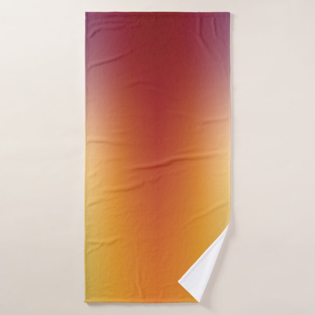 free form gradient on bath towel (Bath Towel)