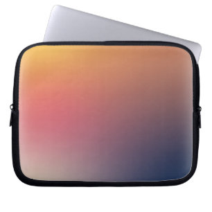 free form gradient on laptop sleeve