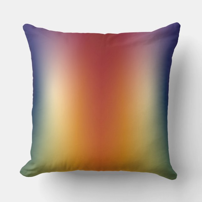 free form gradient on throw pillow (Front)