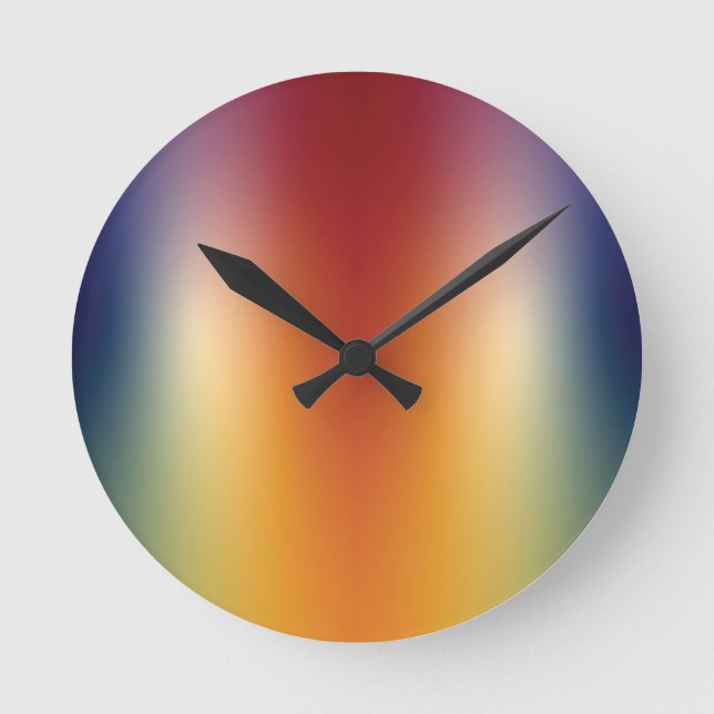 free form gradient on wall clock (Front)