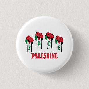 FREE free PALESTINE STOP WAR IN GAZA 1 Inch Round Button