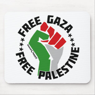 free gaza free palestine mouse pad