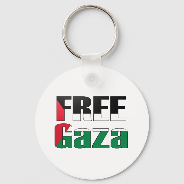 Free Gaza Keychain (Front)