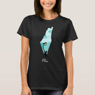 Free Gaza Palestine Flag Arabic Save Palestine T-Shirt
