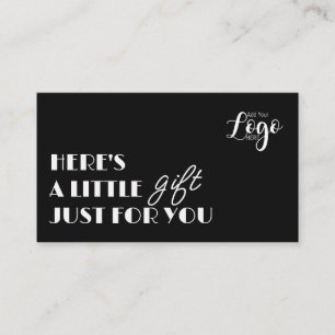 Free Gift Voucher Card Custom Business Gift Cert
