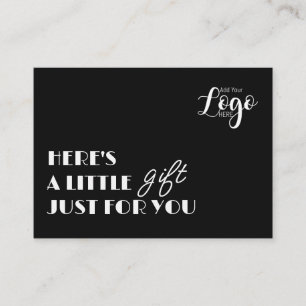 Free Gift Voucher Card   Custom Business Gift Cert
