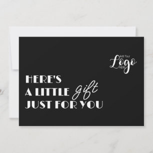 Free Gift Voucher Card   Custom Business Gift Cert