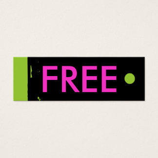 "FREE" Hang Tag