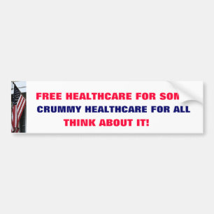 Free healthcare bumper sticker
