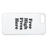 Free High Fives Here Case-Mate iPhone Case (Back (Horizontal))