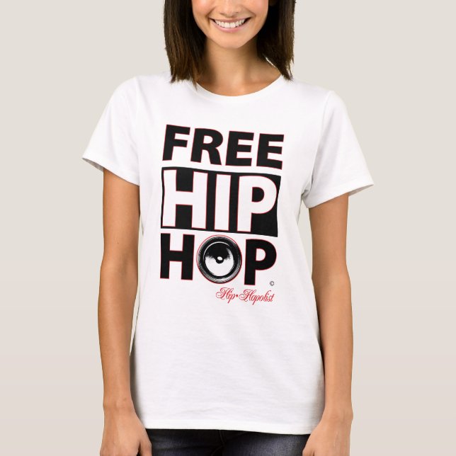 Free Hip Hop-womens T-Shirt (Front)