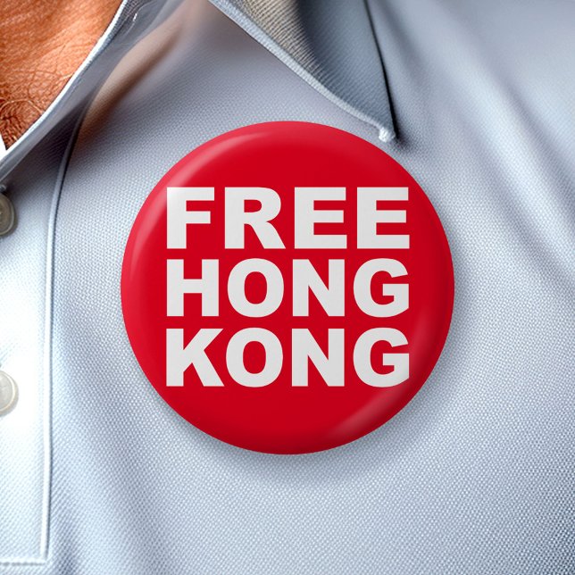 Free Hong Kong 2 Inch Round Button (Custom Button)