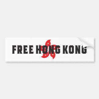 Free Hong Kong Bumper Sticker