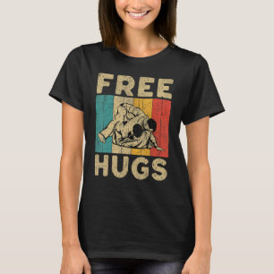 Free Hug Vintage BJJ Brazilian Jiu Jitsu T-Shirt